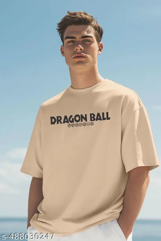 Oversize T-shirt|| Cotton Round Neck T-Shirt | Anime Print Oversized T-Shirt | Back Print Cotton T-Shirt |