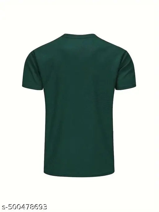 Men's Oversized Waffle Knit T-Shirt | Popcorn Textured Fabric | Trendy Pocket Design |